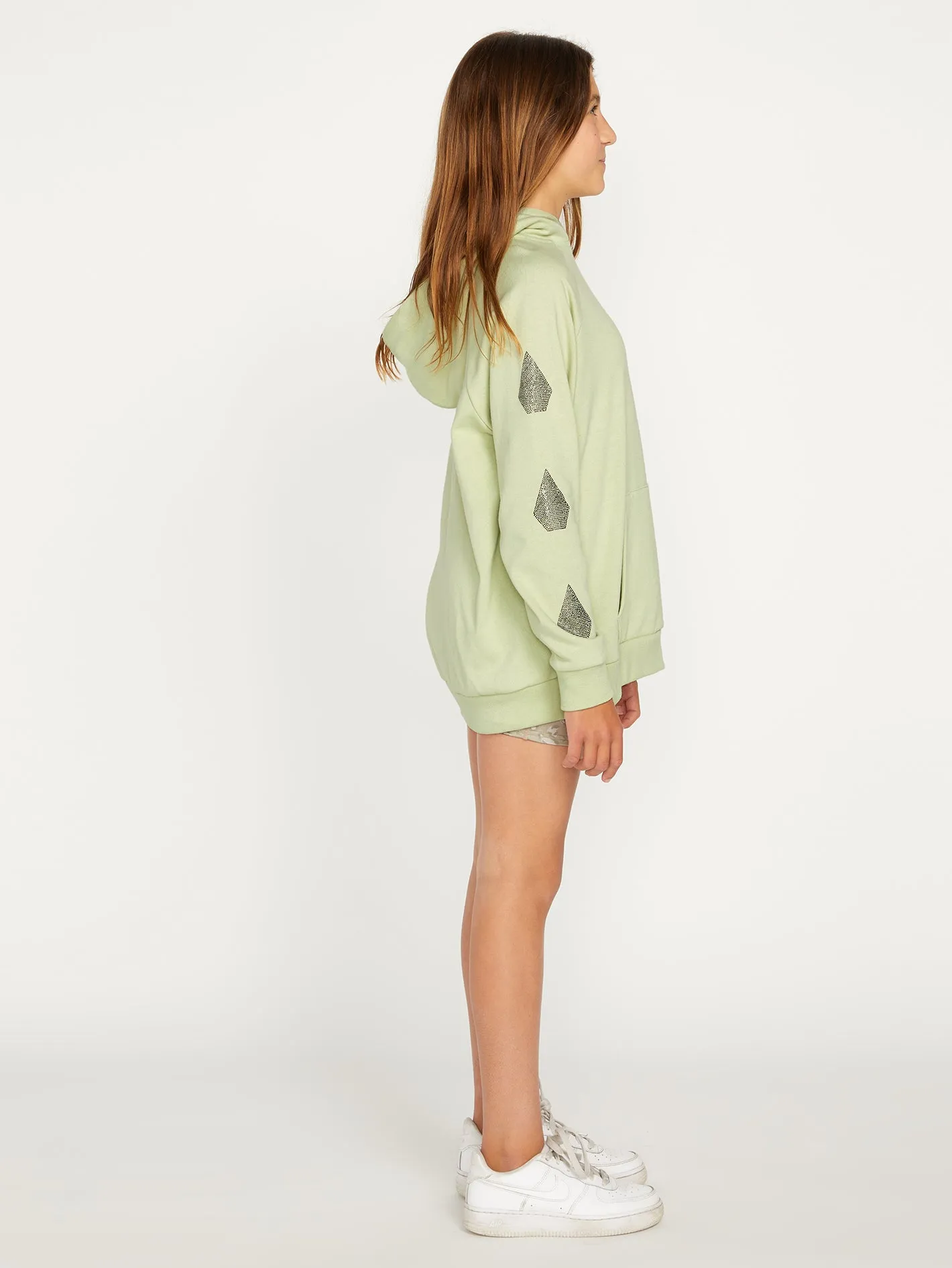 Girls Truly Stoked Boyfriend Pullover - Sage sold by Volcom product image thumbnail 4