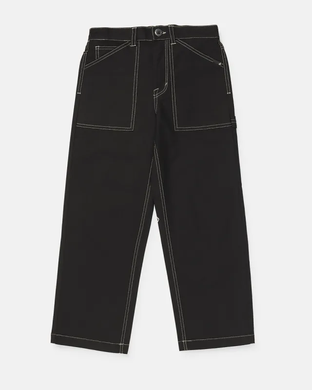 Big Boys Krafter Kombat Pants - Black sold by Volcom