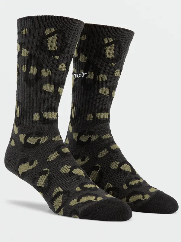 Pistol Socks - Rinsed Black sold by Volcom