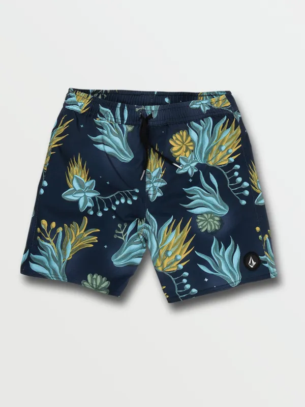 Big Boys Solarizer Elastic Waist Trunk - Navy made by Volcom