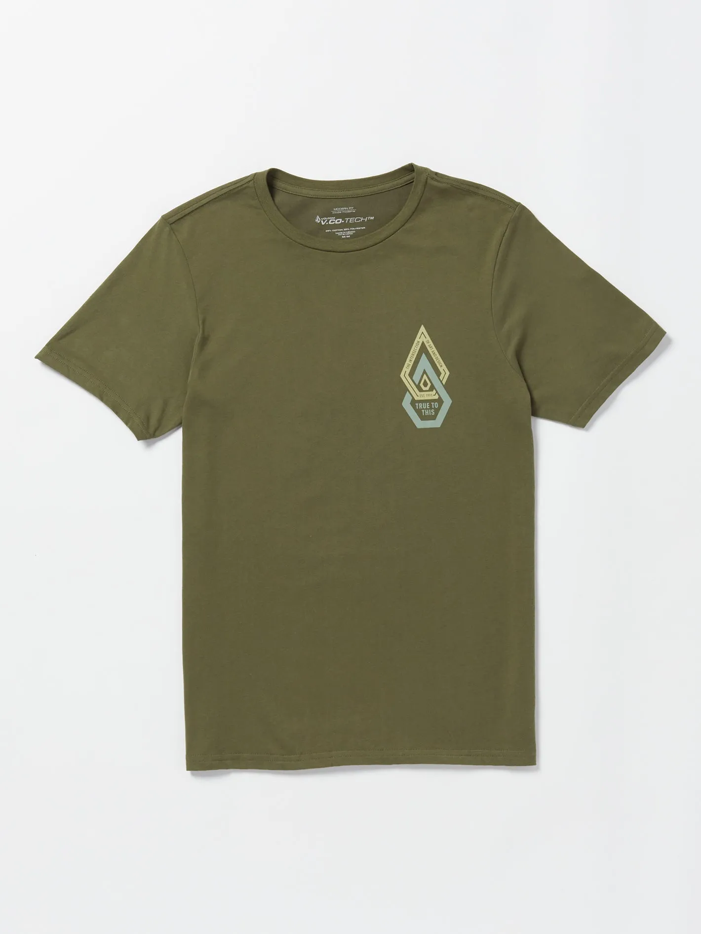 Entanglement Stone Tech Short Sleeve Tee - Military sold by Volcom product image thumbnail 2