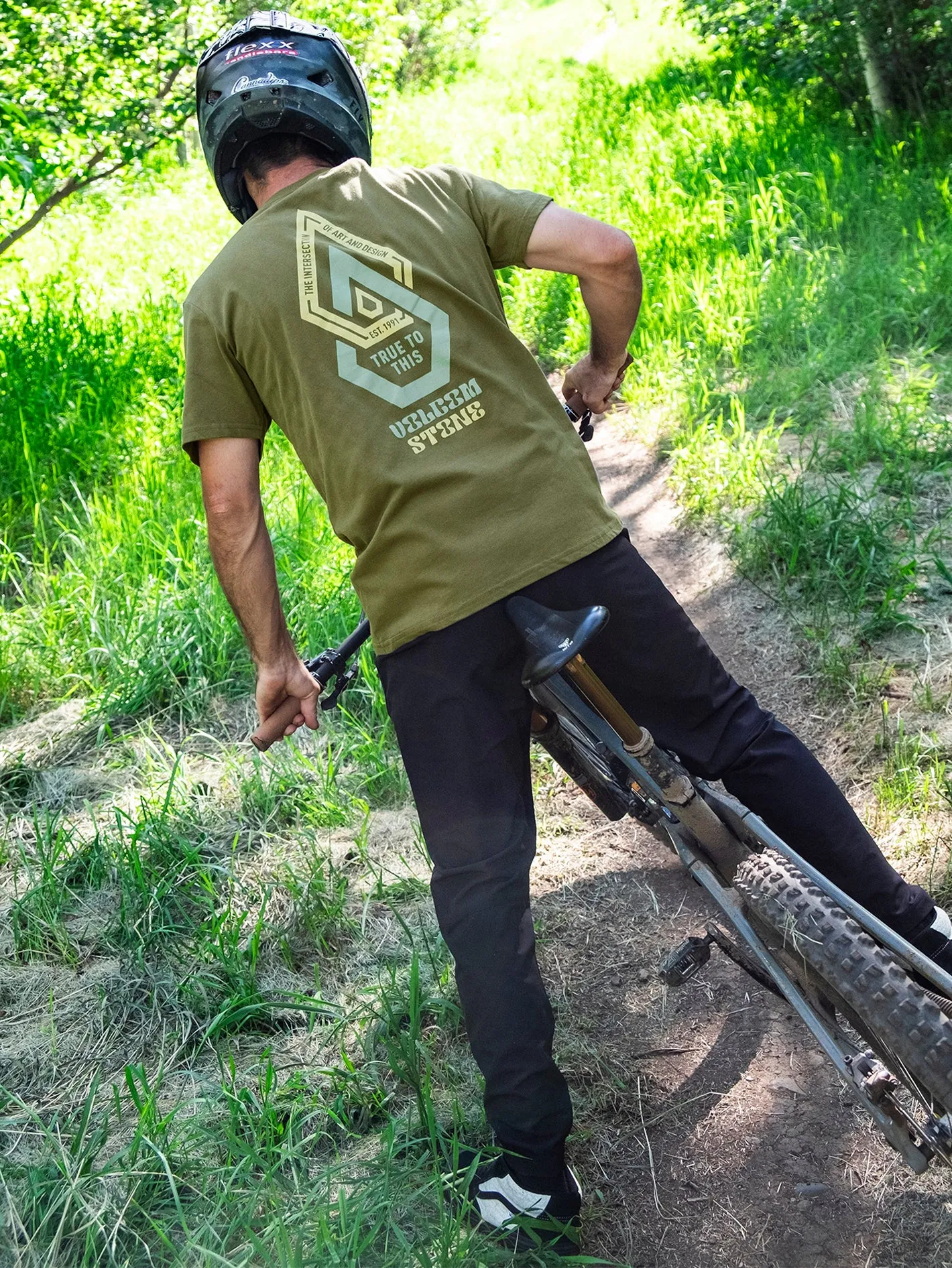 Entanglement Stone Tech Short Sleeve Tee - Military sold by Volcom