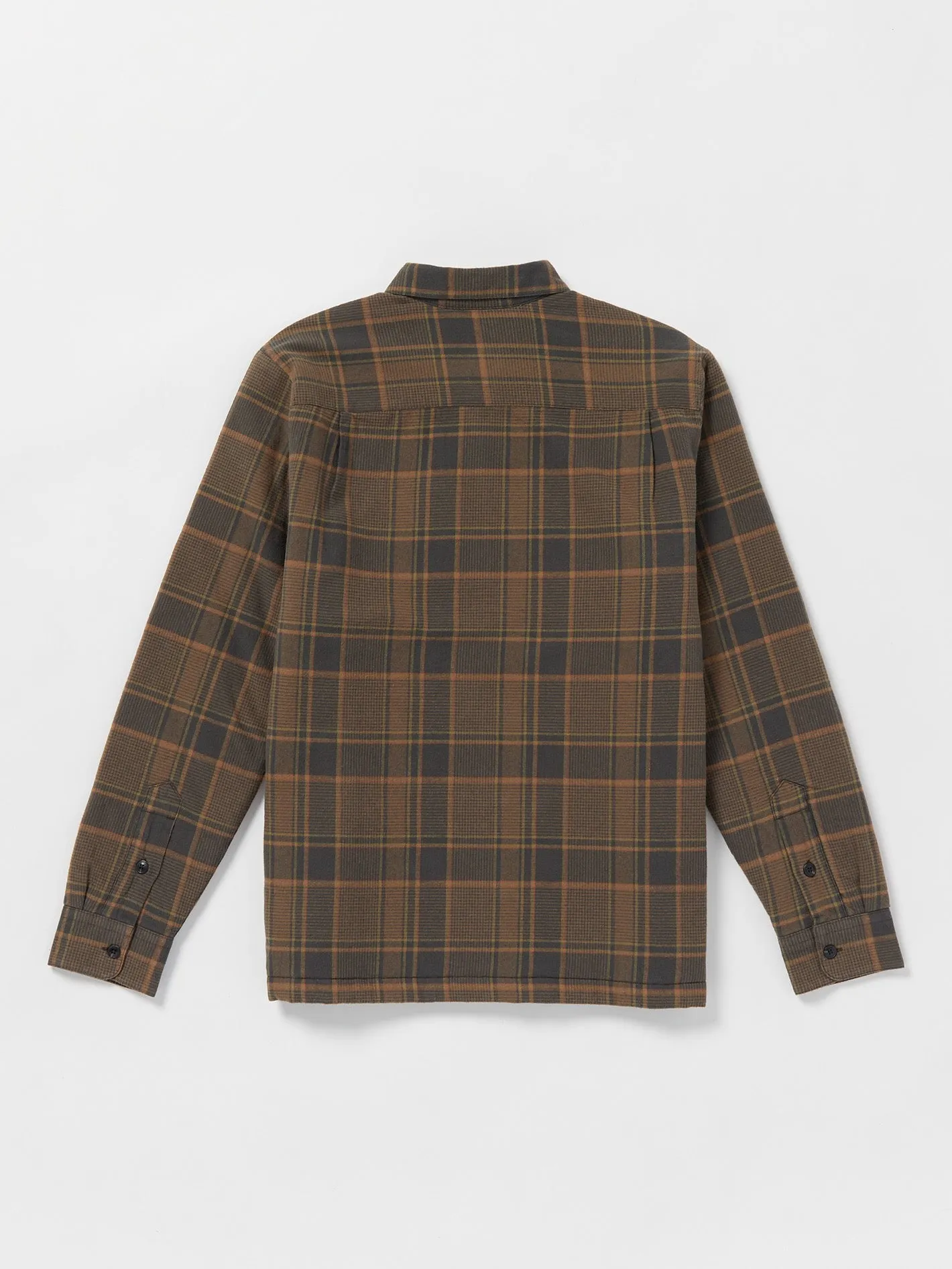 Brickstone Lined Flannel Long Sleeve Shirt - Mud sold by Volcom product image thumbnail 2