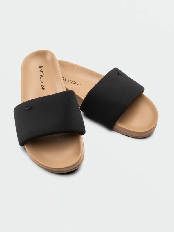 Volcom Cool Slide Sandals - Black sold by Volcom