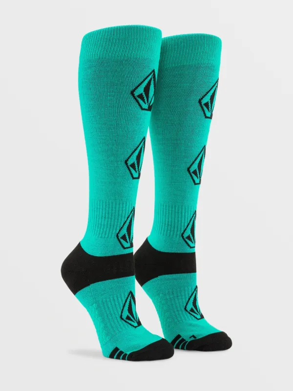 Womens Sherwood Socks - Vibrant Green sold by Volcom