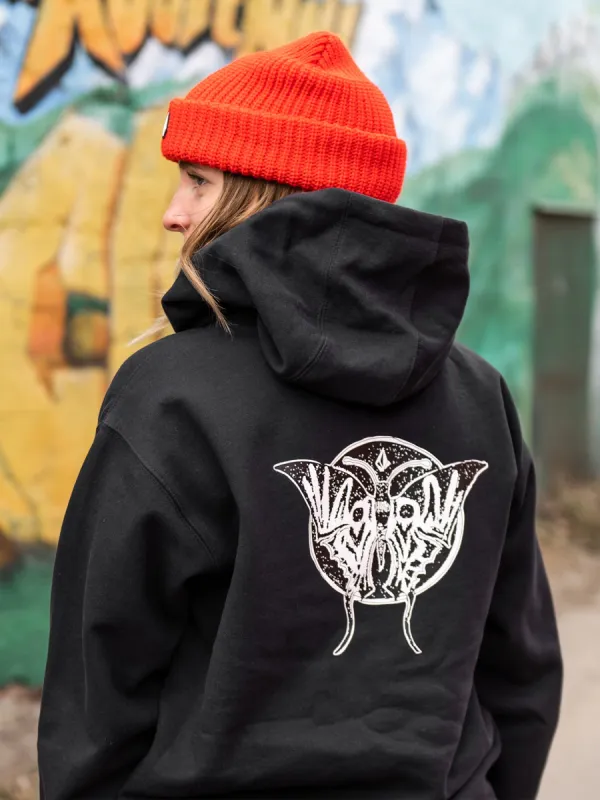 Womens Costus Butterfly Fleece - Black sold by Volcom