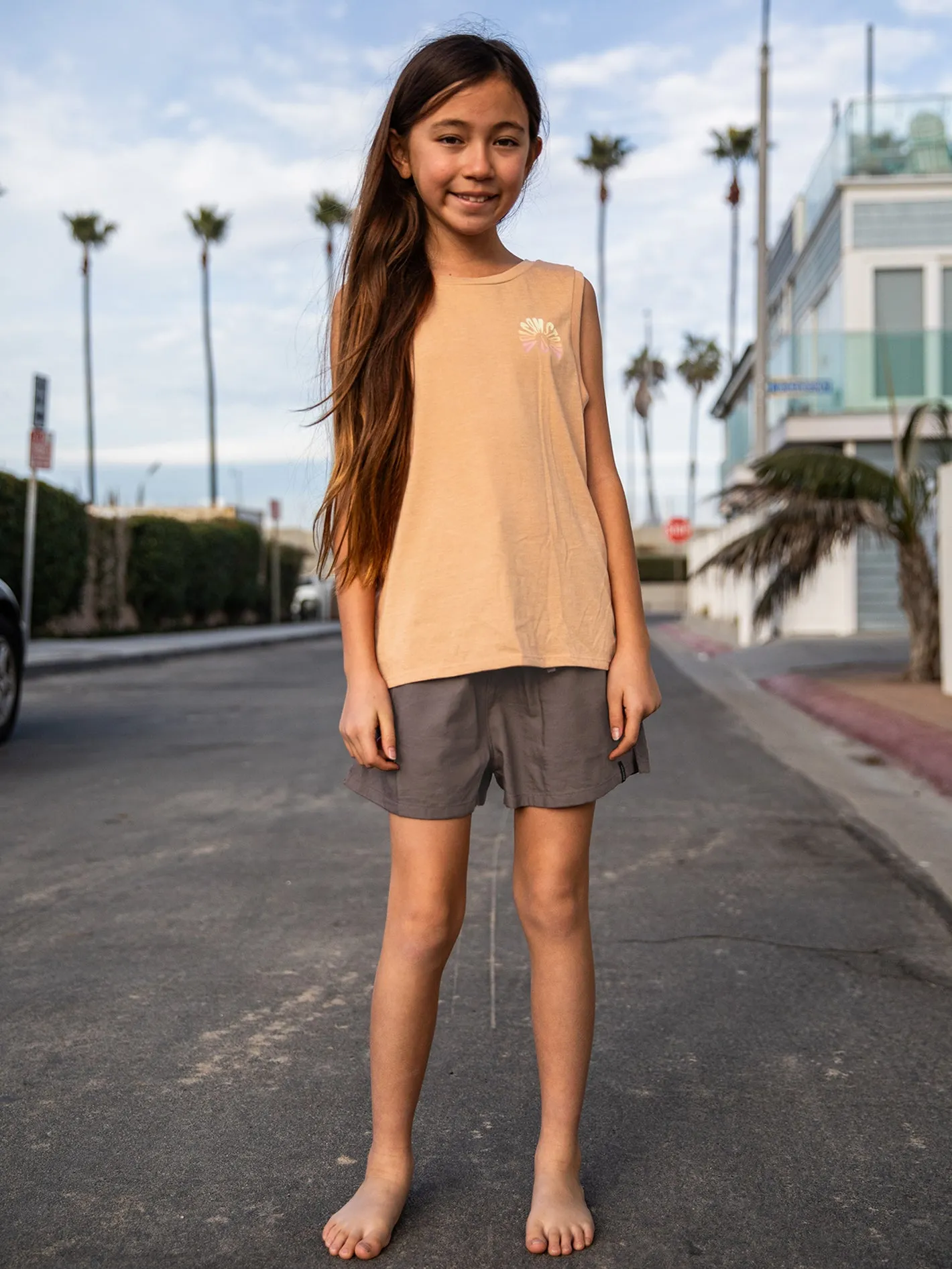 Girls Flexin Muscle Tank - Wild Ginger sold by Volcom product image thumbnail 2