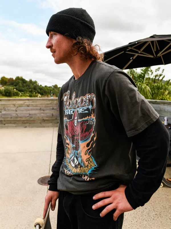 Stone Ghost Short Sleeve Tee - Stealth sold by Volcom