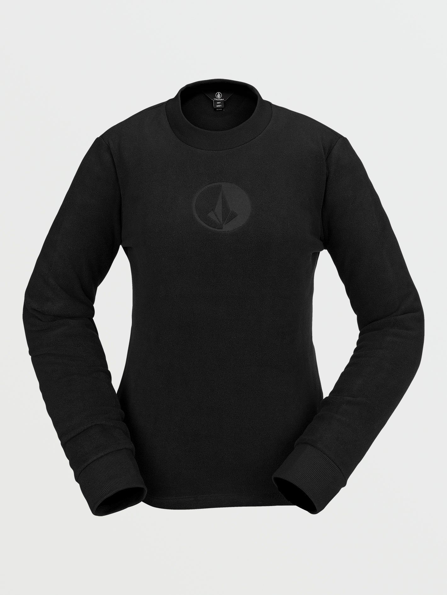 Womens Polar Fleece Crew - Black (2022) sold by Volcom