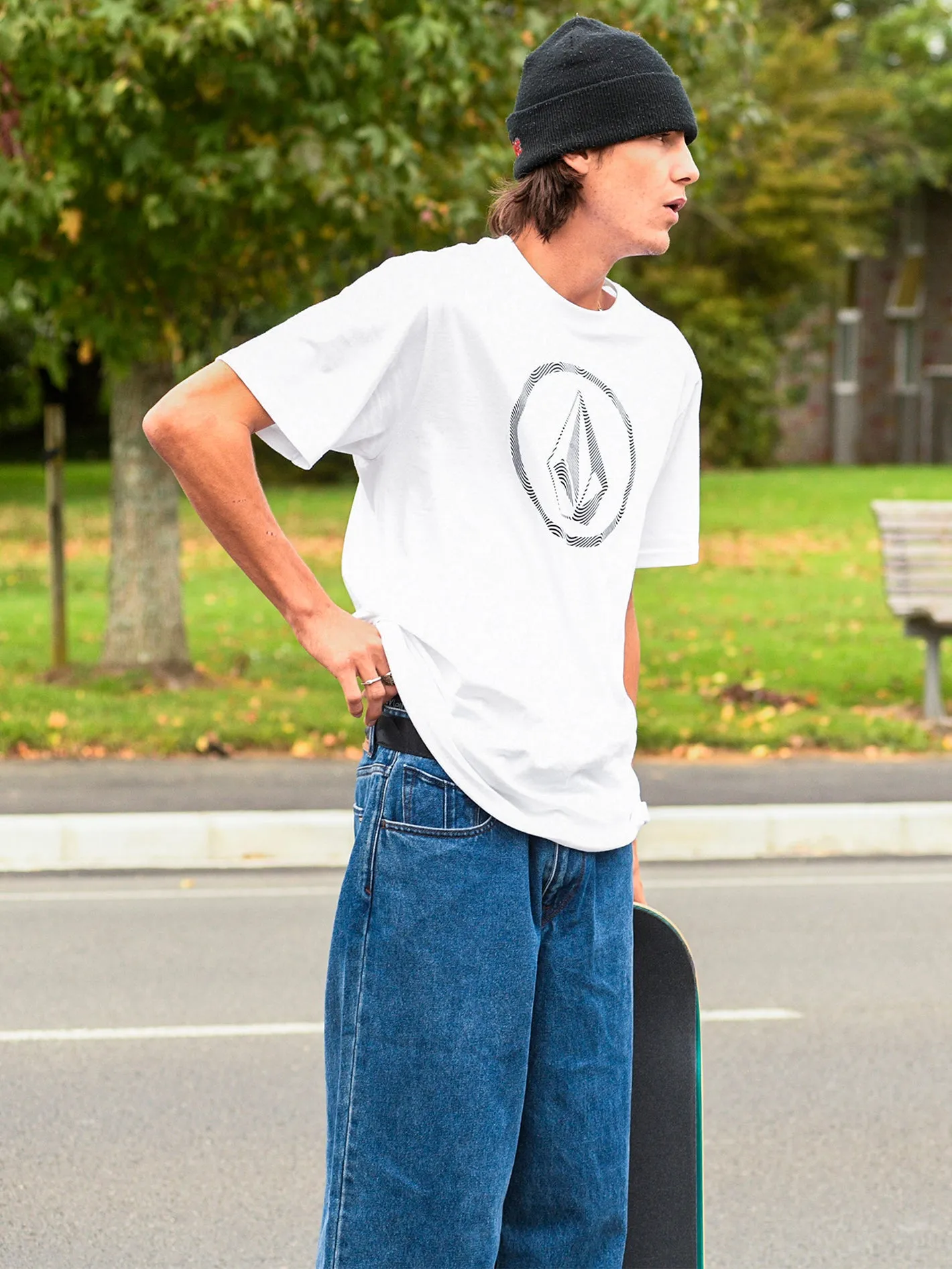 Circle Stone Short Sleeve Tee - White sold by Volcom