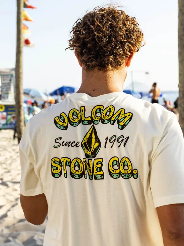 Ranchero Short Sleeve Tee - Off White sold by Volcom