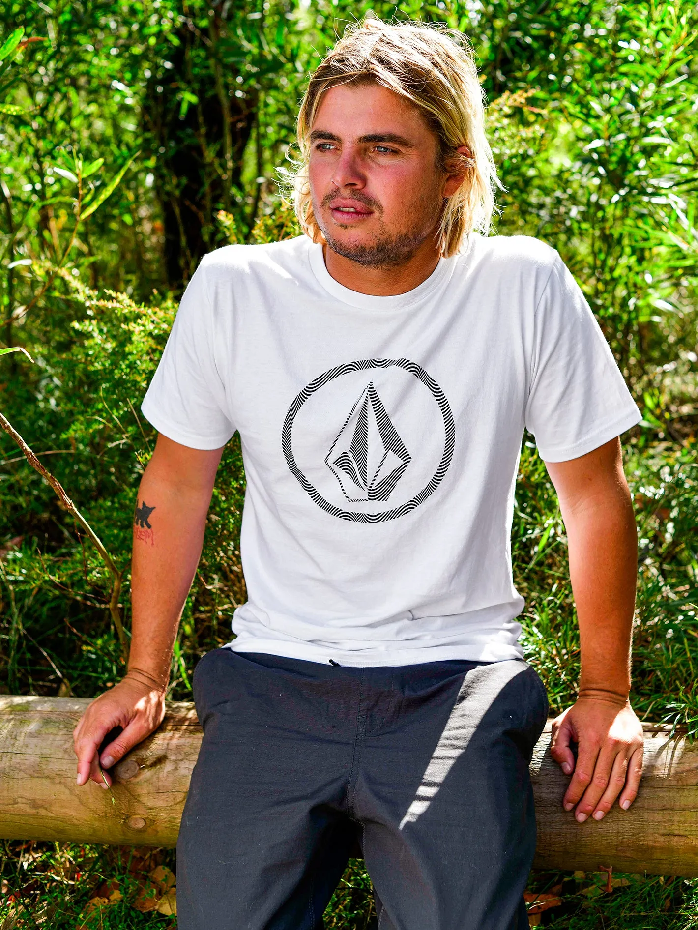 Circle Stone Short Sleeve Tee - White sold by Volcom product image thumbnail 4