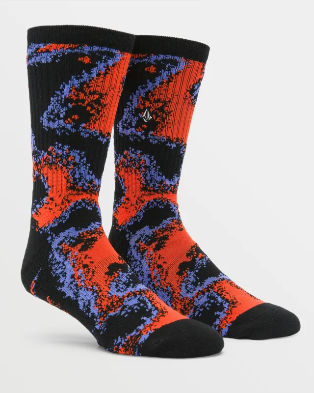 Stoney Shred Socks - Bright Red sold by Volcom