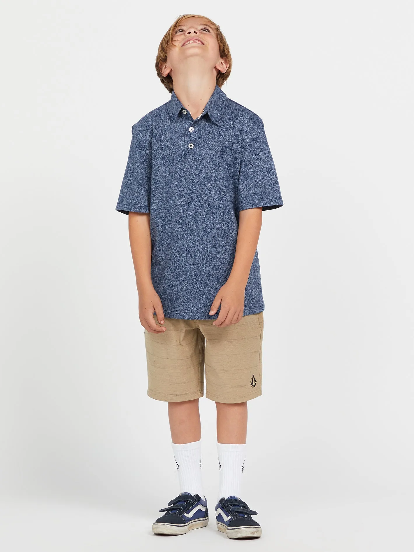 Big Boys Wowzer Short Sleeve Polo - Baja Indigo sold by Volcom product image thumbnail 2