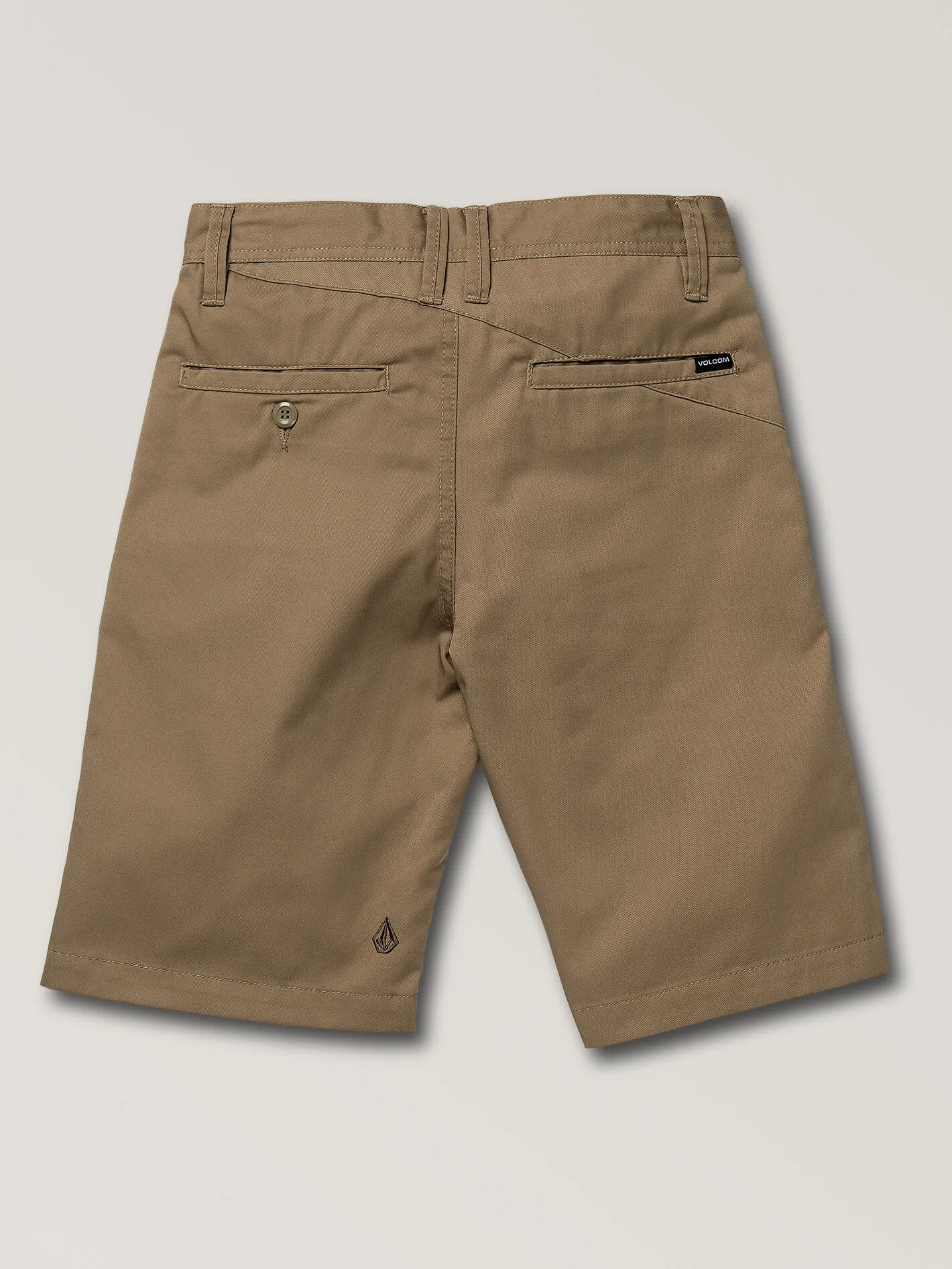 Big Boys Frickin Chino Shorts - Khaki sold by Volcom product image thumbnail 2