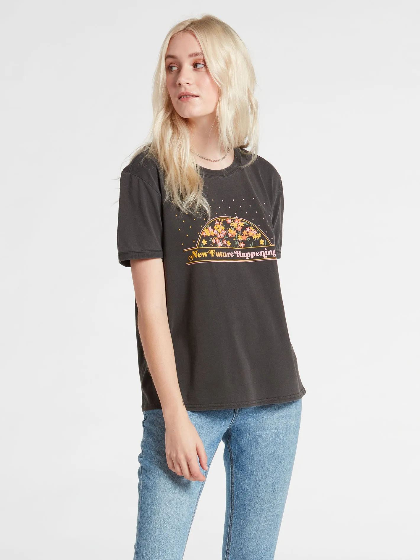 Truly Ringer New Future Tee - Black sold by Volcom