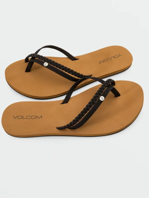 Thrills II Sandal - Black sold by Volcom