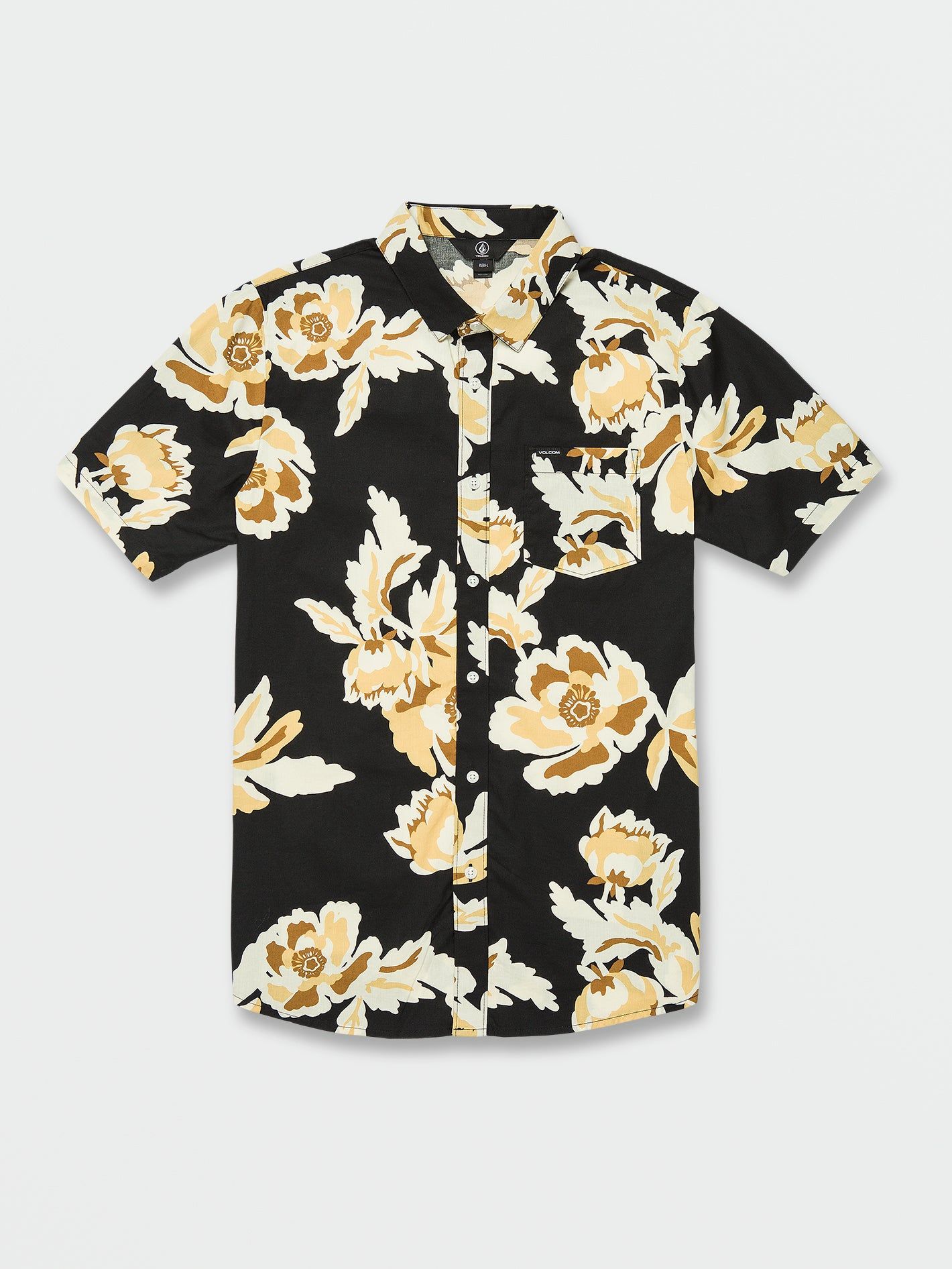 Warbler Short Sleeve Shirt - Black Combo sold by Volcom
