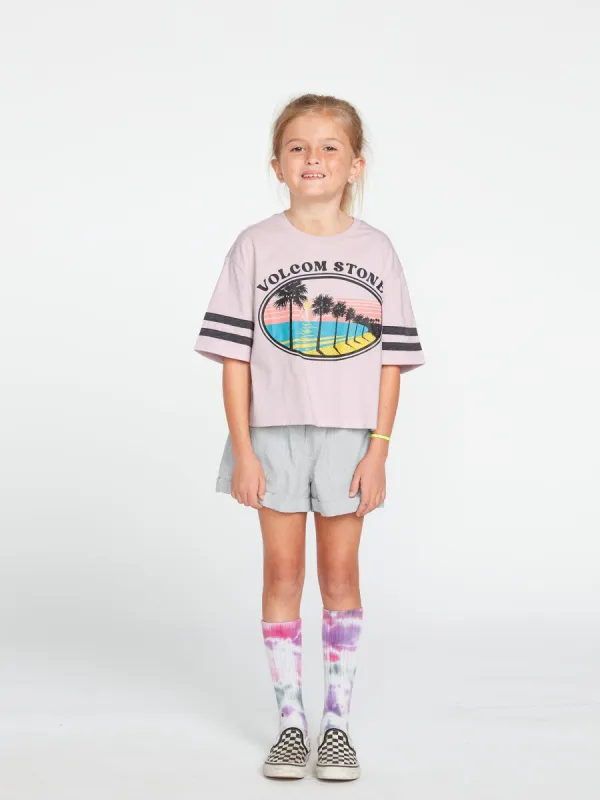 Girls Truly Stoked Short Sleeve Tee - Lavender sold by Volcom