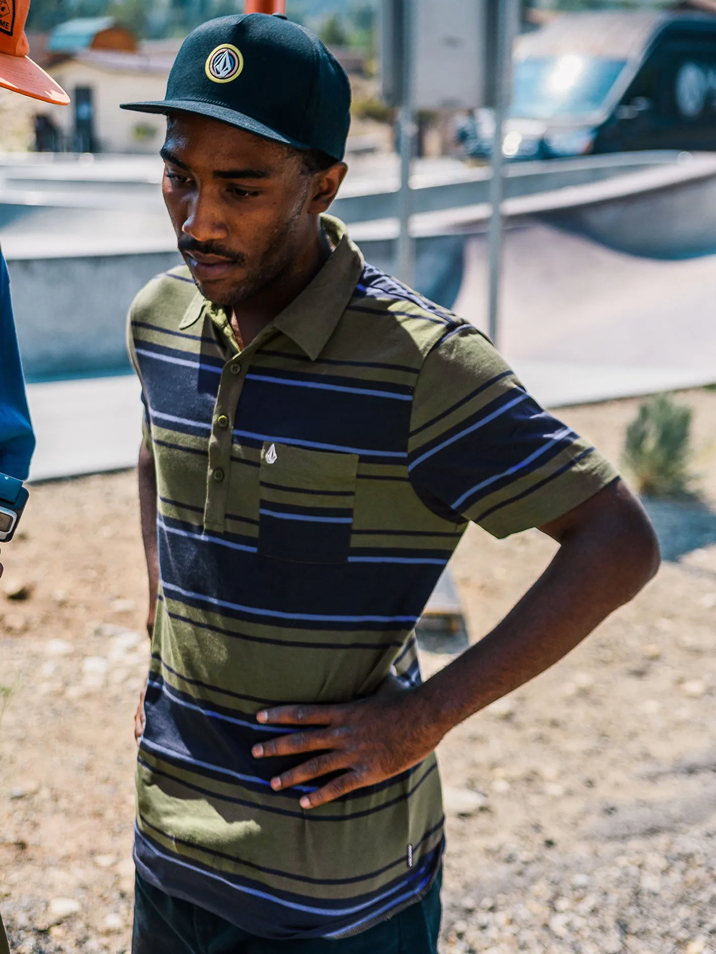 Ego Flow Polo Short Sleeve - Military sold by Volcom product image thumbnail 4