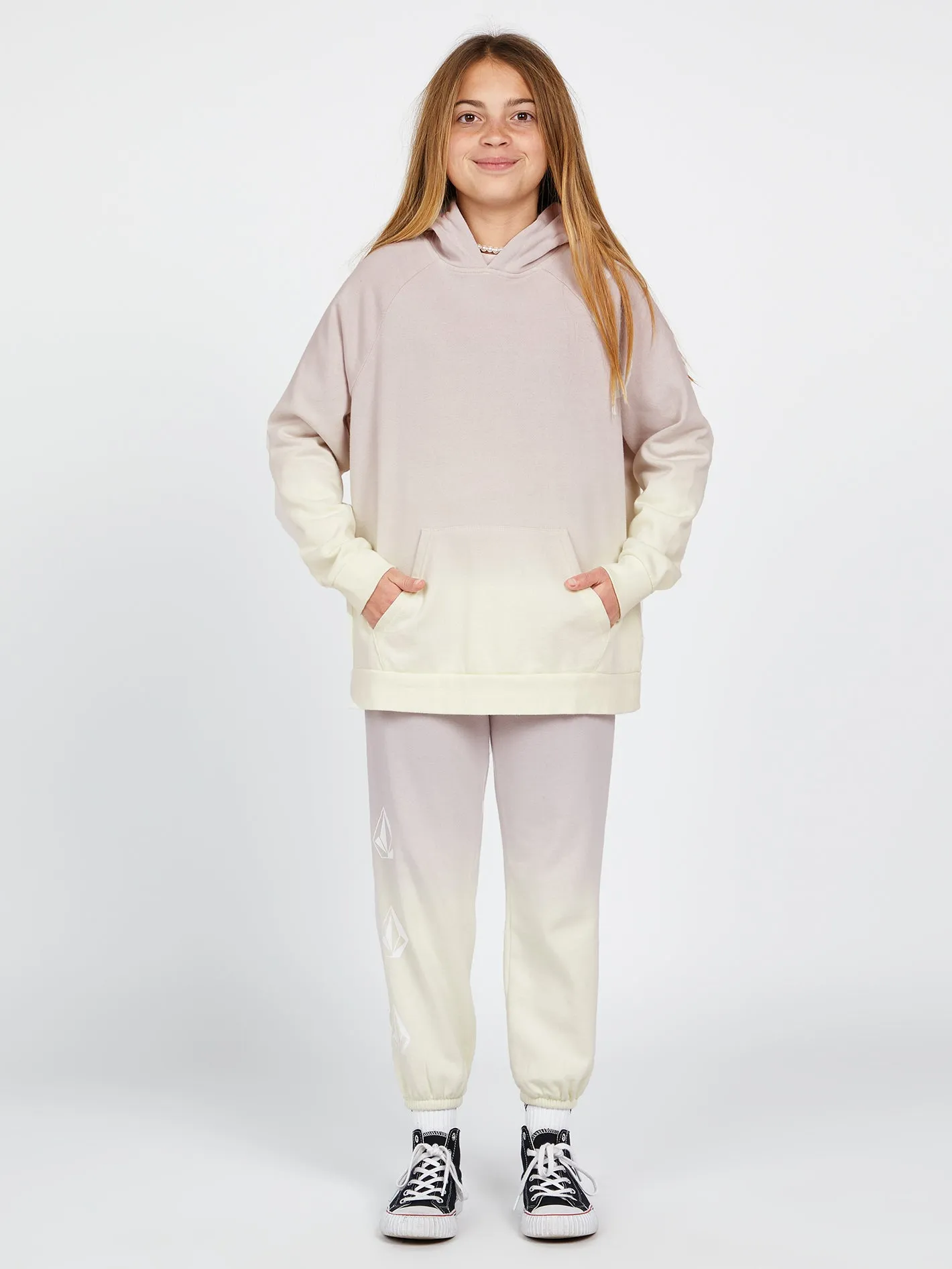 Girls Truly Stoked Boyfriend Hoodie - Lavender sold by Volcom product image thumbnail 3