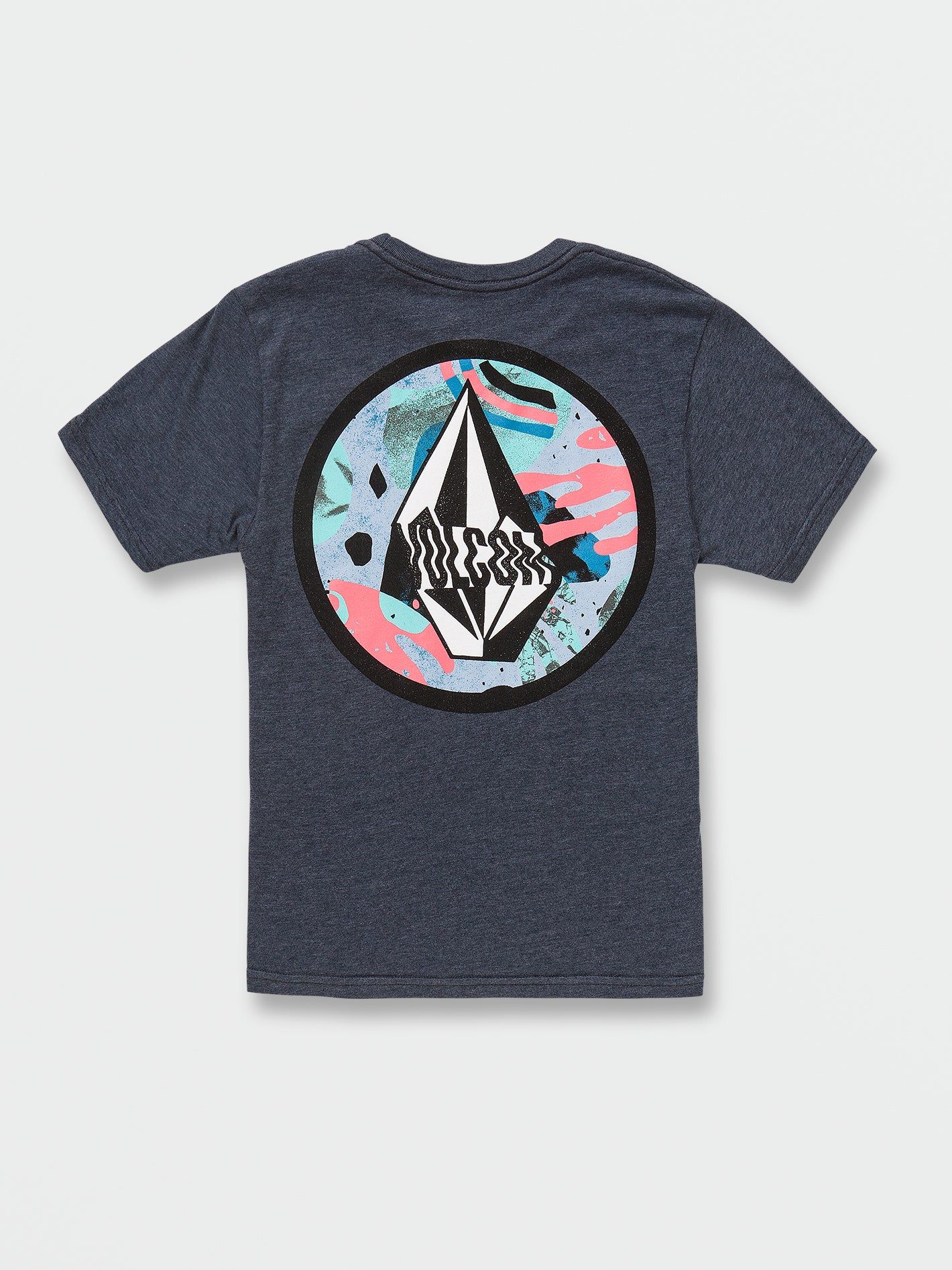 Big Boys Stoneyfill Short Sleeve Tee - Navy Heather sold by Volcom product image thumbnail 2