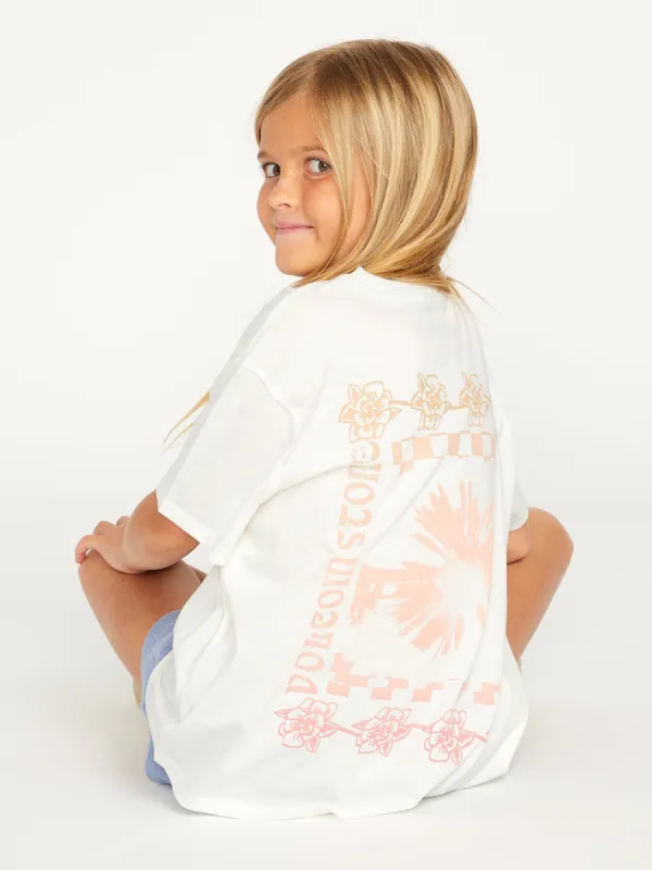 Girls Truly Stoked Boyfriend Tee - Star White sold by Volcom