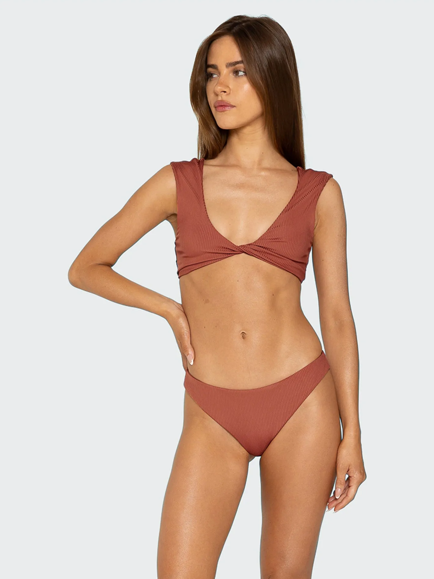 SET x Volcom: Sandy Twist Bikini Top - Sunset sold by Volcom product image thumbnail 3
