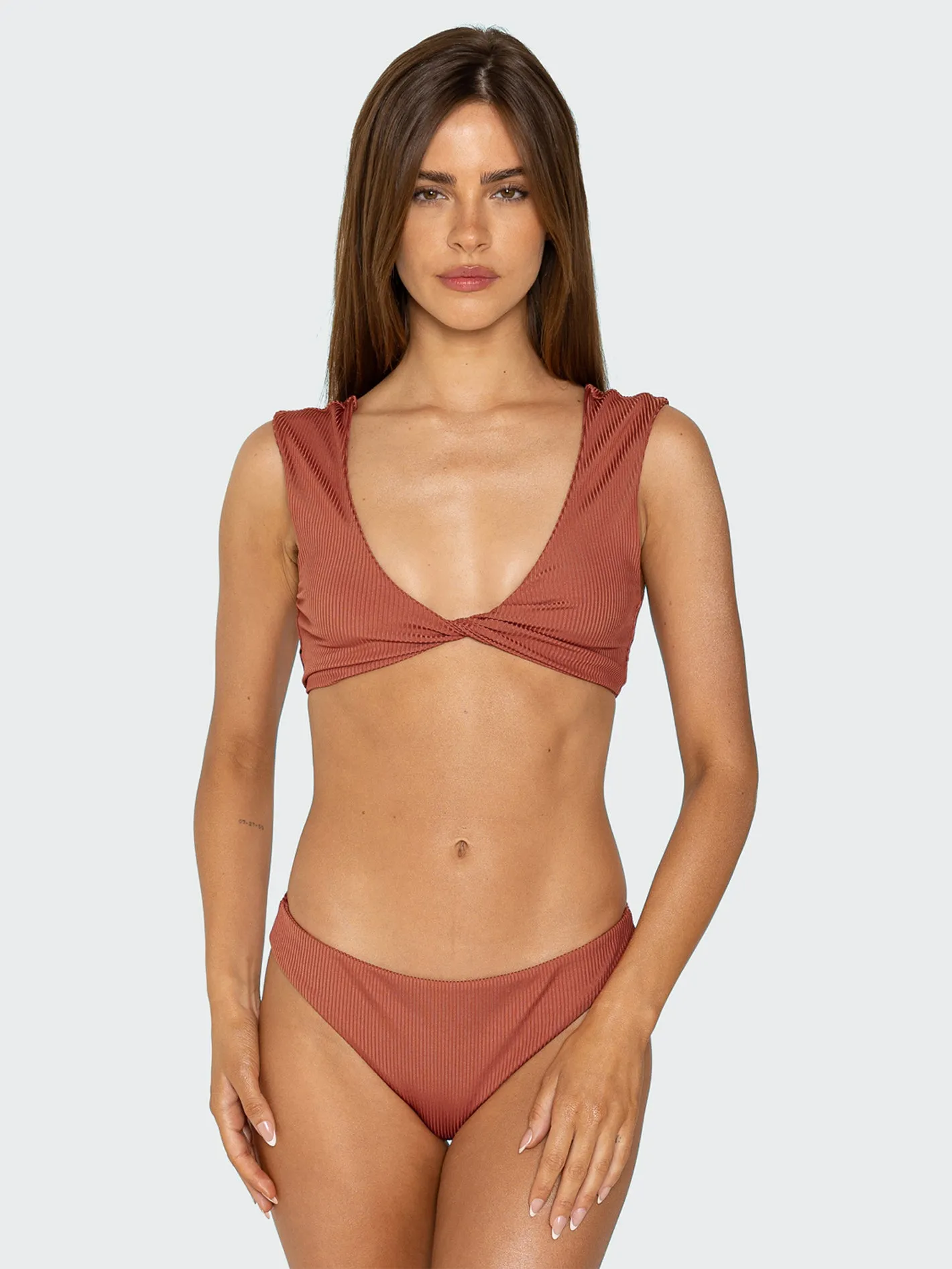 SET x Volcom: Sandy Twist Bikini Top - Sunset sold by Volcom product image thumbnail 5