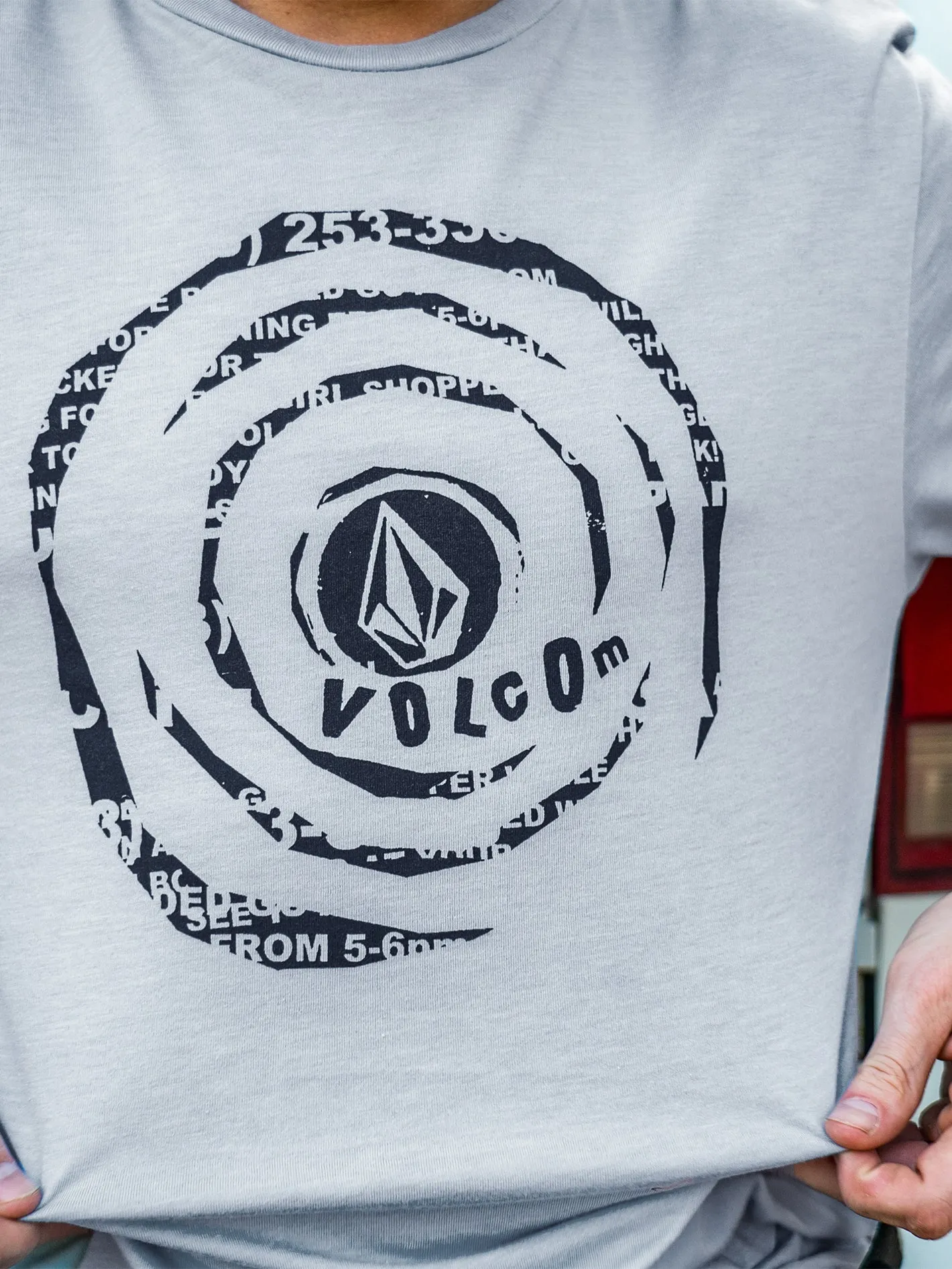 Shred Stone Short Sleeve Tee - Cali Blue Heather sold by Volcom product image thumbnail 2