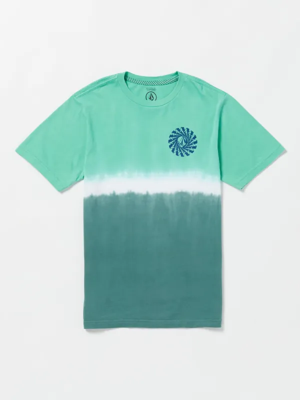 Big Boys Molcher Dip Dye Short Sleeve Tee - Service Blue sold by Volcom