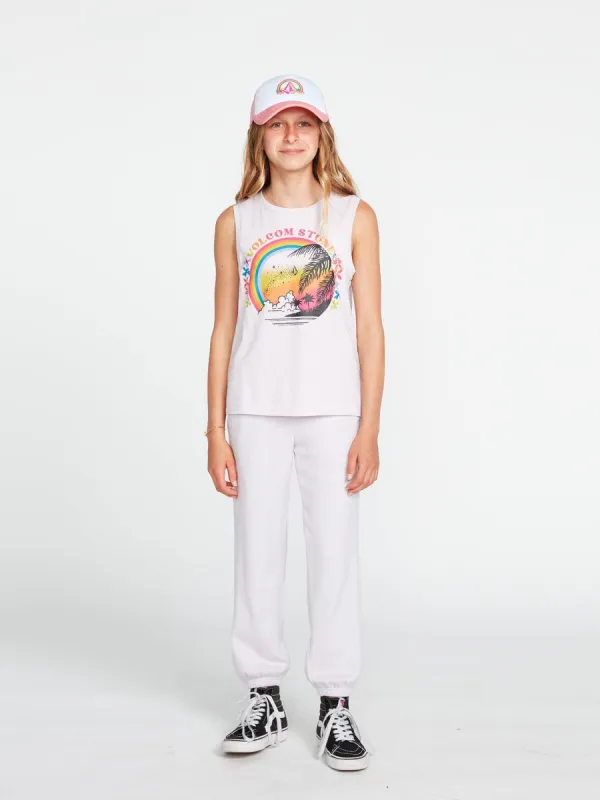 Girls Flexin Muscle Tank - Lavender sold by Volcom