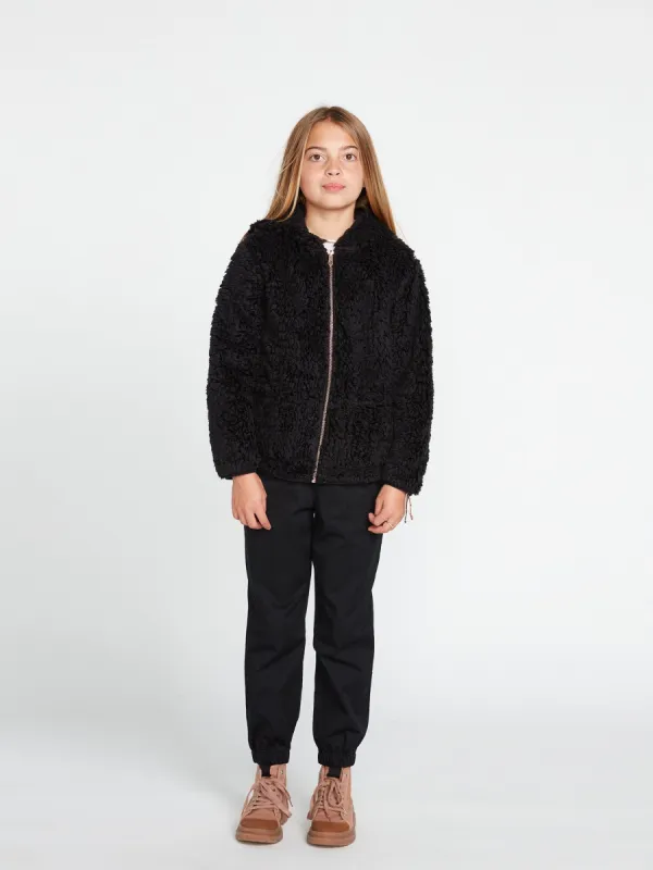 Girls Lived In Lounge Phuz Zip Up Jacket - Black sold by Volcom