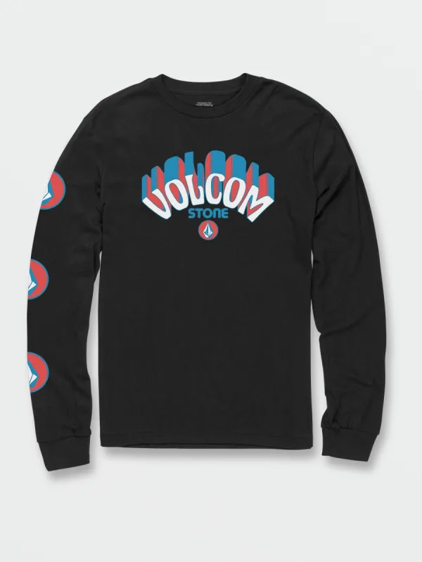 Big Boys Delmarkey Long Sleeve Tee - Black sold by Volcom