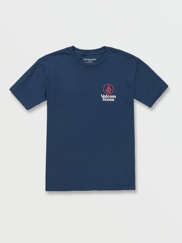 Ezduzit Short Sleeve Tee - Patrol Blue sold by Volcom