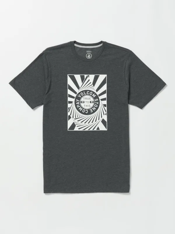 Vexer Short Sleeve Tee - Dark Black Heather sold by Volcom