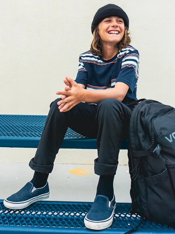 Big Boys Frickin Modern Stretch Pants - Dark Navy sold by Volcom