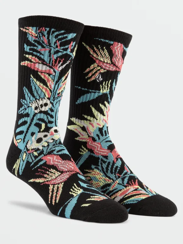 Volcom Entertainment Pepper Socks - Black sold by Volcom