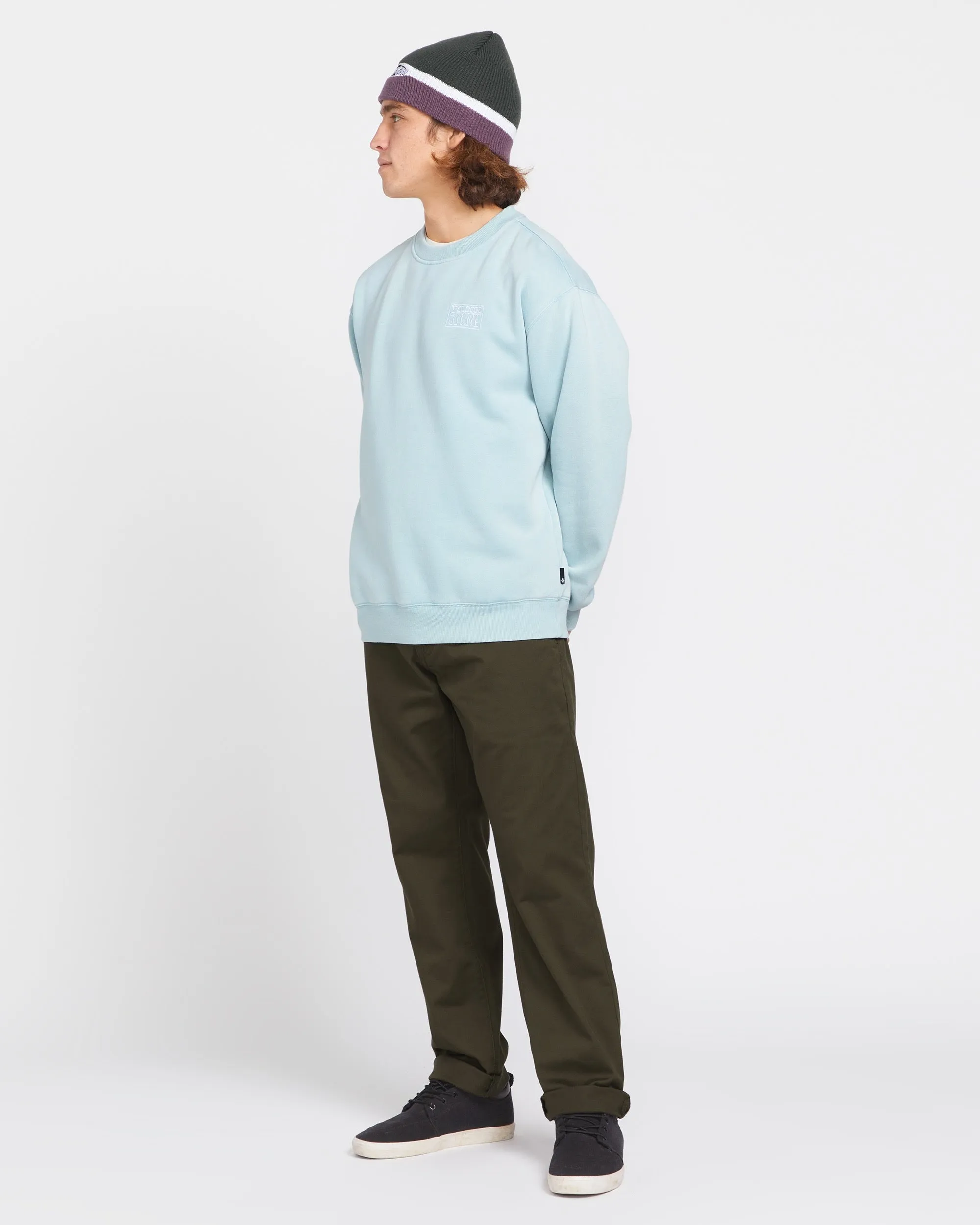 Backwash Crew Sweatshirt - Road Sky sold by Volcom product image thumbnail 4