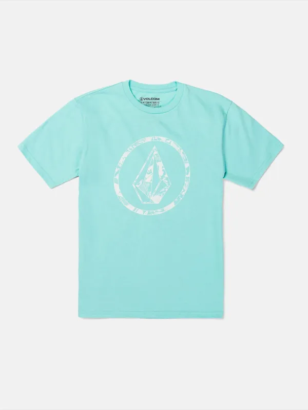 Big Boys Circle Stone Short Sleeve Tee - Crete Blue sold by Volcom