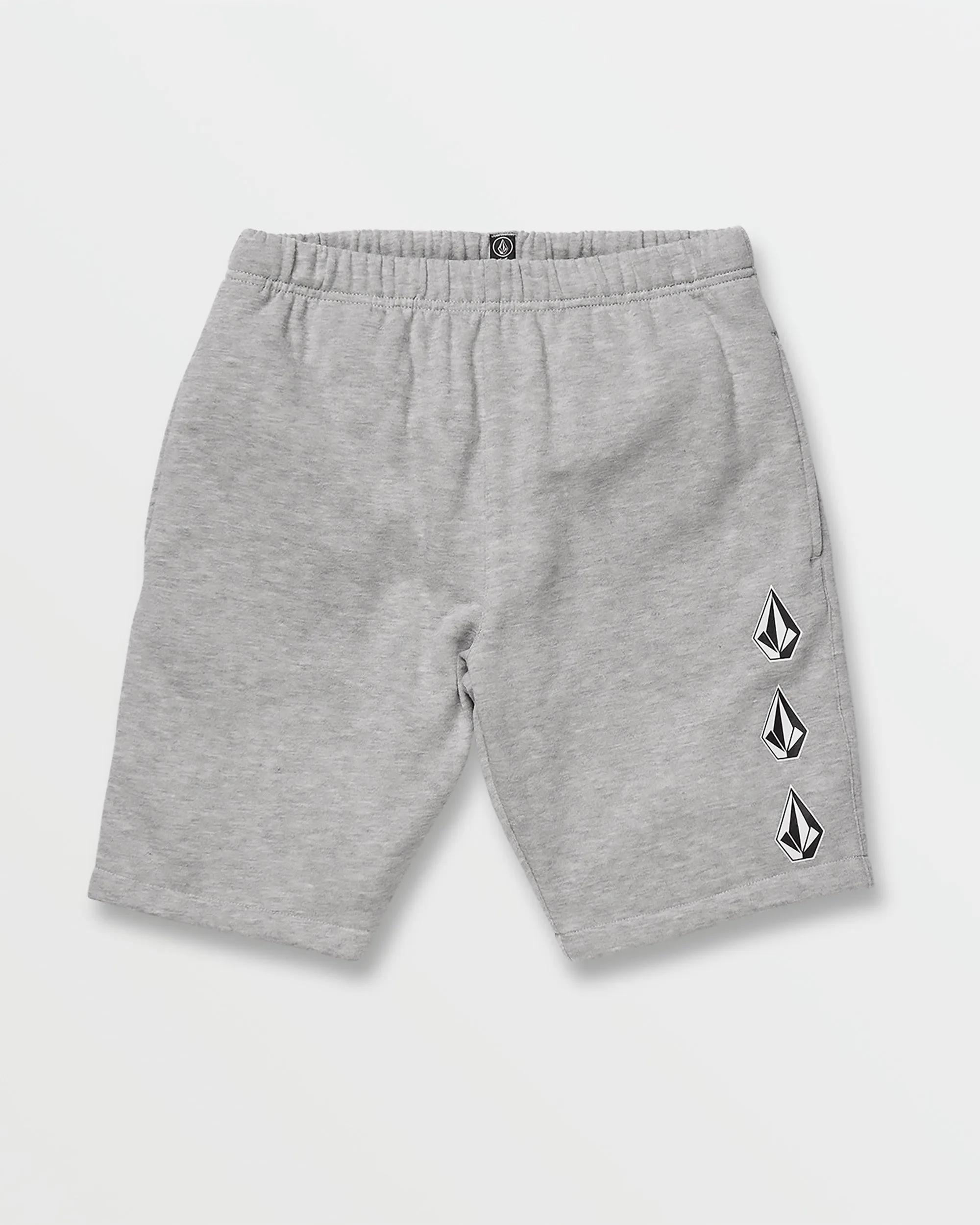 Big Boys Iconic Stone Fleece Shorts - Grey Heather sold by Volcom