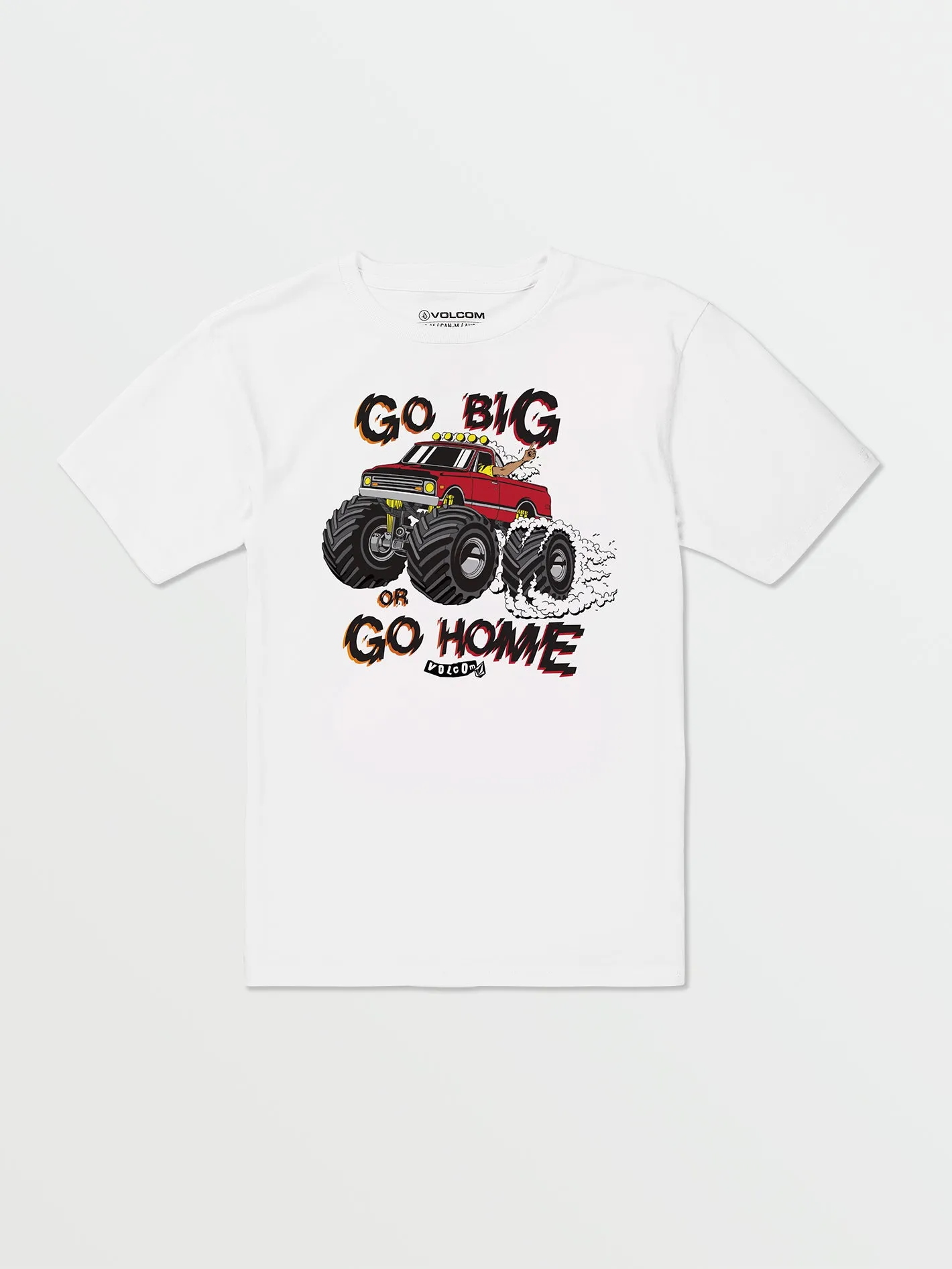 Little Boys Going Big Short Sleeve Tee - White sold by Volcom product image thumbnail 2