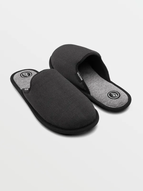Stoney Motel Slip Sandals - Black Grey sold by Volcom