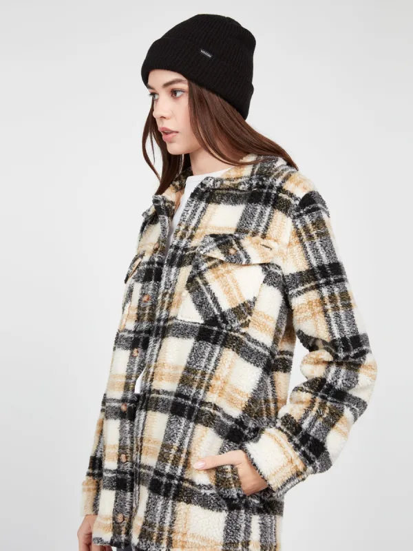 Silent Sherpa Jacket - Hazelnut sold by Volcom