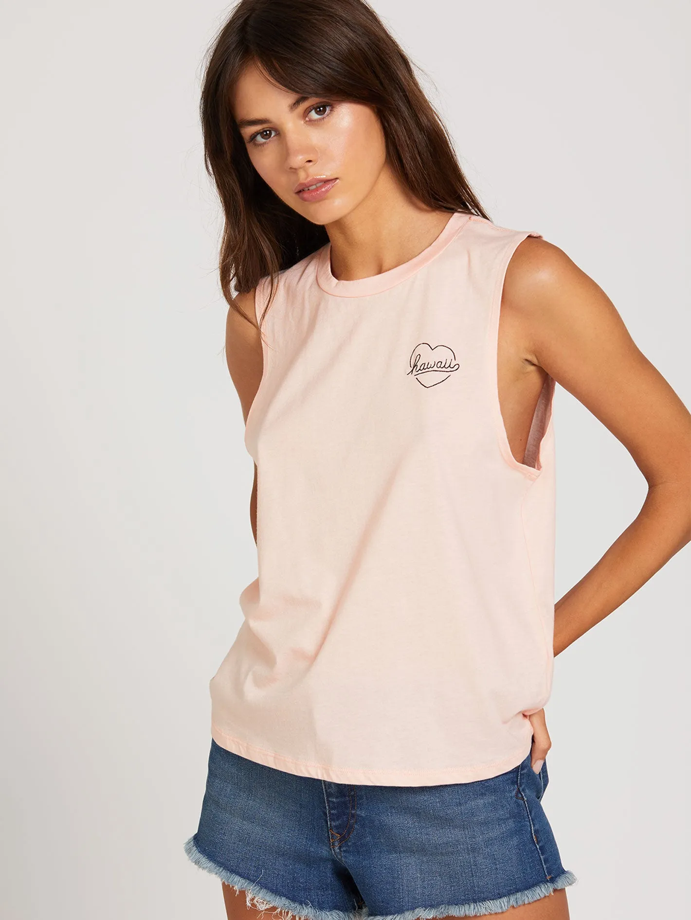 Palmy Storm Tank - Hazey Pink sold by Volcom product image thumbnail 3