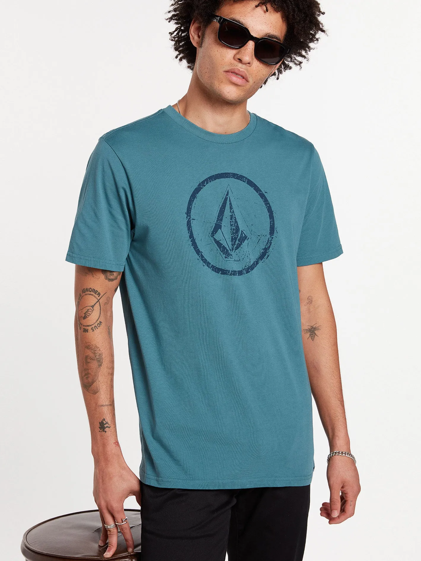 Ramp Stone Short Sleeve Tee - Hydro Blue sold by Volcom product image thumbnail 2