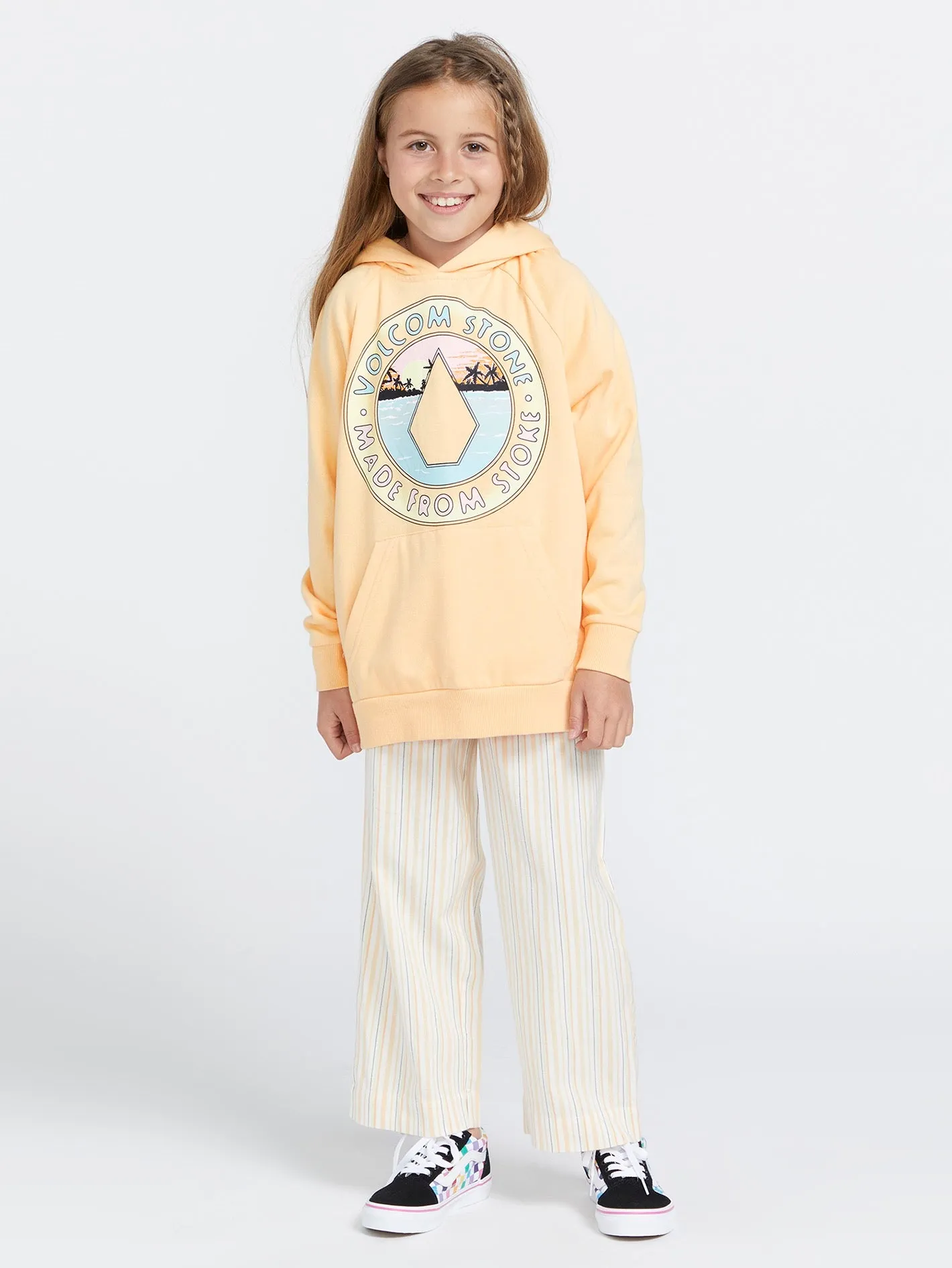 Girls Truly Stoked Boyfriend Sweatshirt - Sorbet sold by Volcom product image thumbnail 2