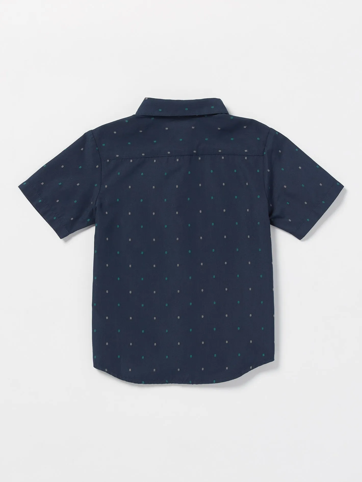 Little Boys Hone Stone Woven Short Sleeve Shirt - Navy sold by Volcom product image thumbnail 2