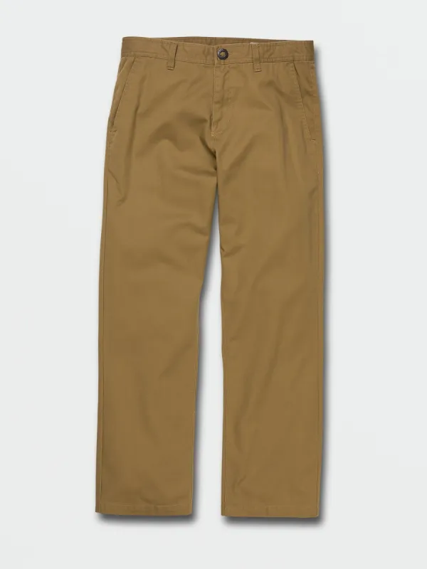 Frickin Skate Chino Pants - Dark Khaki sold by Volcom