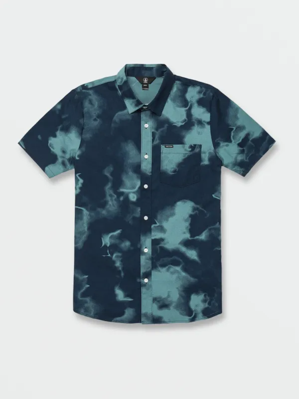 Warbler Short Sleeve Shirt - Hydro Blue sold by Volcom
